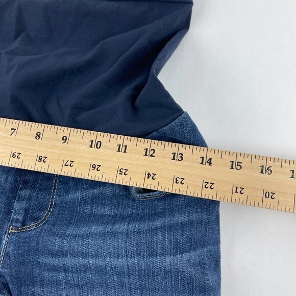 A Pea In the Pod Maternity Jeans Womens Small Blue Pockets - Picture 6 of 11